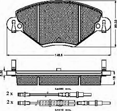 Spidan 32835 - Kit pastiglie freno, Freno a disco www.autoricambit.com