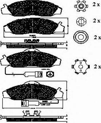 Spidan 32277 - Kit pastiglie freno, Freno a disco www.autoricambit.com