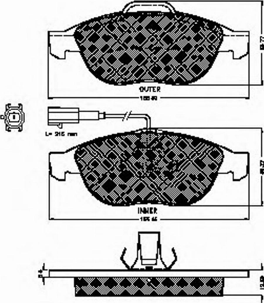 Spidan 32763 - Kit pastiglie freno, Freno a disco www.autoricambit.com