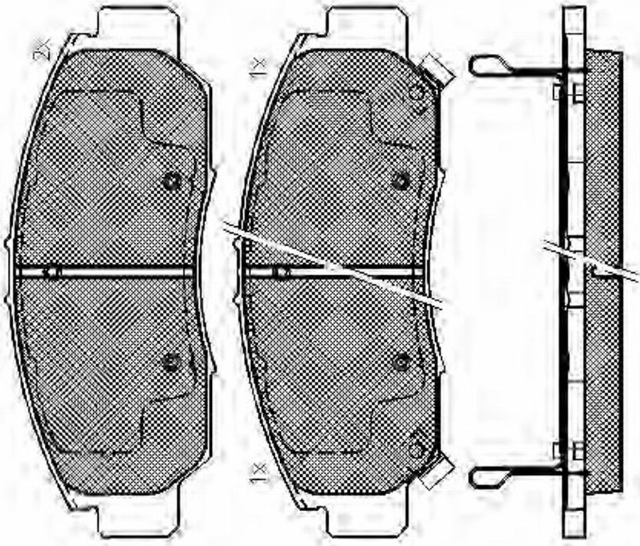 Spidan 32734 - Kit pastiglie freno, Freno a disco www.autoricambit.com