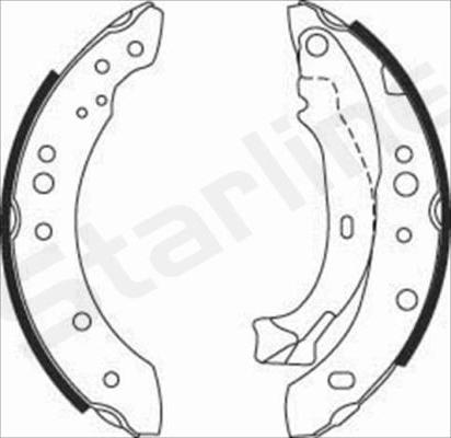 Starline BC 08150 - Kit freno, freni a tamburo www.autoricambit.com