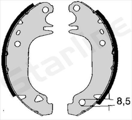 Starline BC 02900 - Kit freno, freni a tamburo www.autoricambit.com