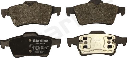 Starline BD S829P - Kit pastiglie freno, Freno a disco www.autoricambit.com