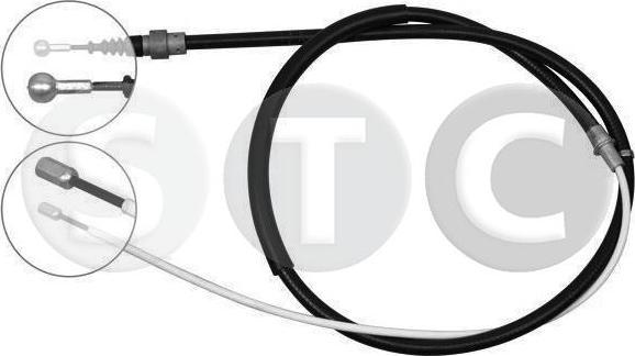 STC T480580 - Cavo comando, Freno stazionamento www.autoricambit.com