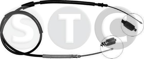 STC T480155 - Cavo comando, Freno stazionamento www.autoricambit.com