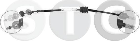 STC T480161 - Cavo comando, Comando frizione www.autoricambit.com