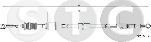 STC T481142 - Cavo comando, Cambio manuale www.autoricambit.com