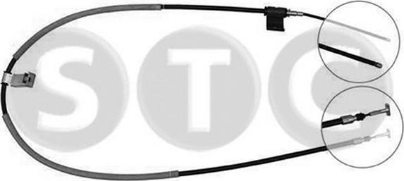 STC T481363 - Cavo comando, Freno stazionamento www.autoricambit.com