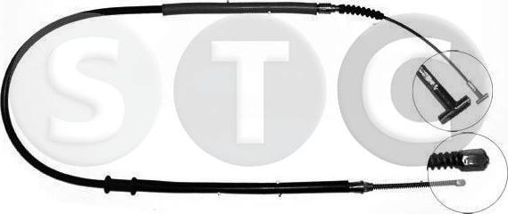 STC T481280 - Cavo comando, Freno stazionamento www.autoricambit.com