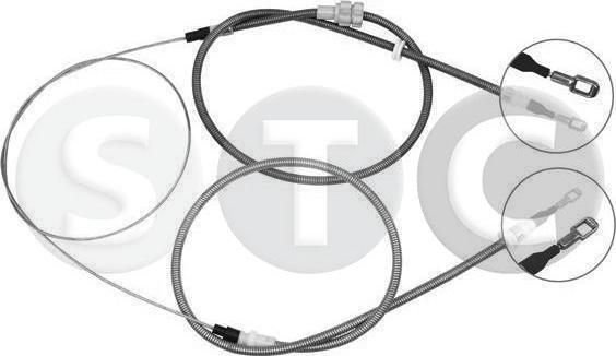 STC T481751 - Cavo comando, Freno stazionamento www.autoricambit.com