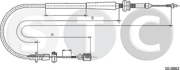 STC T483824 - Cavo acceleratore www.autoricambit.com