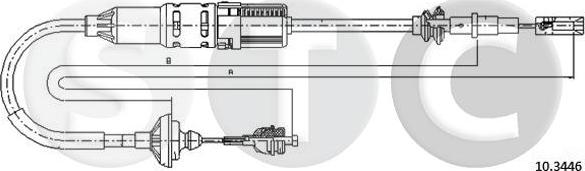 STC T483229 - Cavo comando, Comando frizione www.autoricambit.com