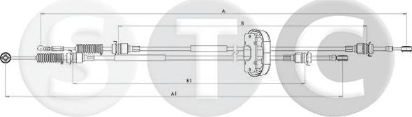 STC T482954 - Cavo comando, Cambio manuale www.autoricambit.com