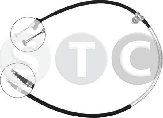 STC T482095 - Cavo comando, Freno stazionamento www.autoricambit.com