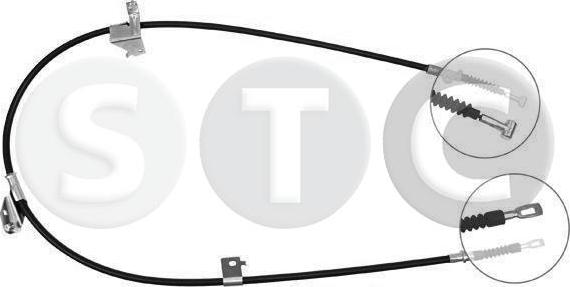 STC T482321 - Cavo comando, Freno stazionamento www.autoricambit.com