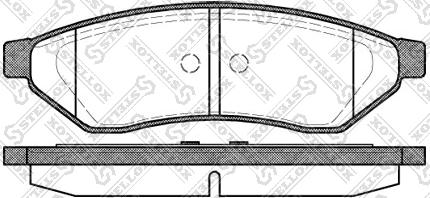 BUGATTI 55500-86Z00 - Kit pastiglie freno, Freno a disco www.autoricambit.com