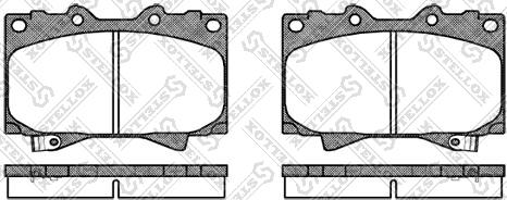 AISIN SN101P - Kit pastiglie freno, Freno a disco www.autoricambit.com