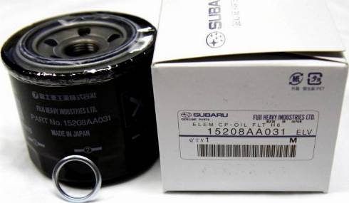 Subaru 15208AA031 - Filtro olio www.autoricambit.com