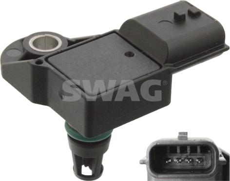 Swag 60 10 3981 - Sensor MAP, pressione del collettore di aspirazione www.autoricambit.com