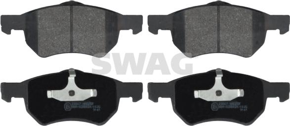 Swag 14 11 6262 - Kit pastiglie freno, Freno a disco www.autoricambit.com