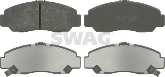 Swag 85 91 6553 - Kit pastiglie freno, Freno a disco www.autoricambit.com