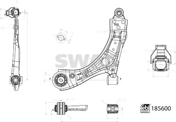 Swag 33 10 9999 - Sospensione a ruote indipendenti www.autoricambit.com