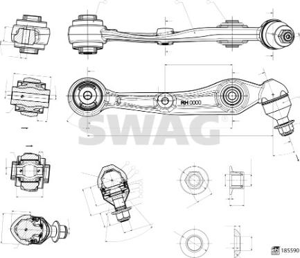 Swag 33 10 9992 - Sospensione a ruote indipendenti www.autoricambit.com