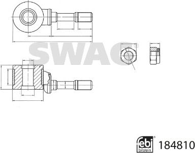Swag 33 10 9580 - Asta/Puntone, Stabilizzatore www.autoricambit.com
