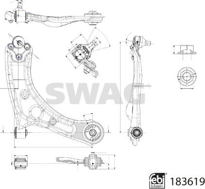 Swag 33 10 9090 - Sospensione a ruote indipendenti www.autoricambit.com