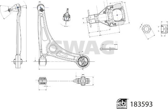 Swag 33 10 9060 - Sospensione a ruote indipendenti www.autoricambit.com