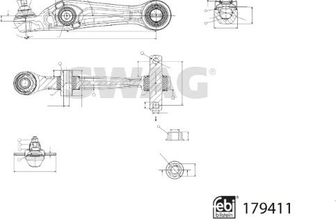 Swag 33 10 4913 - Sospensione a ruote indipendenti www.autoricambit.com