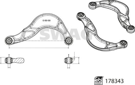 Swag 33 10 4480 - Sospensione a ruote indipendenti www.autoricambit.com