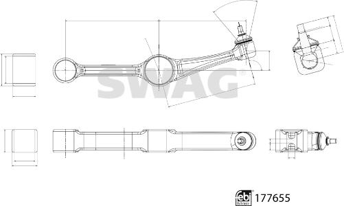 Swag 33 10 4237 - Sospensione a ruote indipendenti www.autoricambit.com