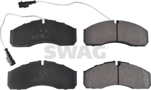 Swag 33 10 5363 - Kit pastiglie freno, Freno a disco www.autoricambit.com