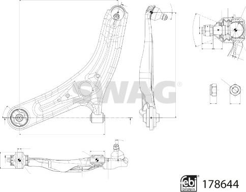 Swag 33 10 6999 - Sospensione a ruote indipendenti www.autoricambit.com