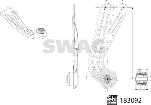 Swag 33 10 8824 - Sospensione a ruote indipendenti www.autoricambit.com