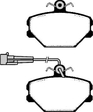 Equal Quality PF1159 - Kit pastiglie freno, Freno a disco www.autoricambit.com