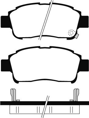 FTE 9001210 - Kit pastiglie freno, Freno a disco www.autoricambit.com