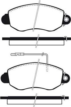 BENDIX 572564 - Kit pastiglie freno, Freno a disco www.autoricambit.com