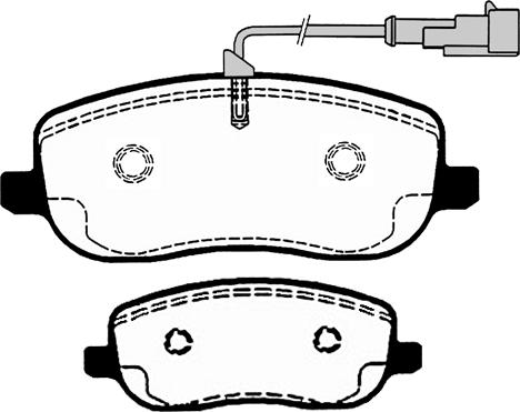 Equal Quality PF1087 - Kit pastiglie freno, Freno a disco www.autoricambit.com