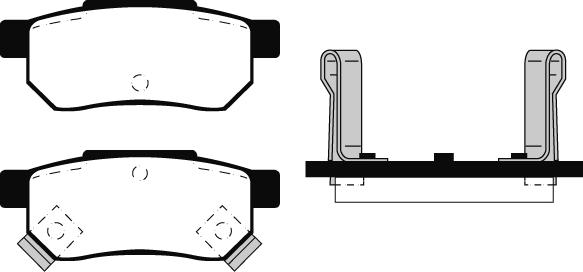 BENDIX 572136 - Kit pastiglie freno, Freno a disco www.autoricambit.com