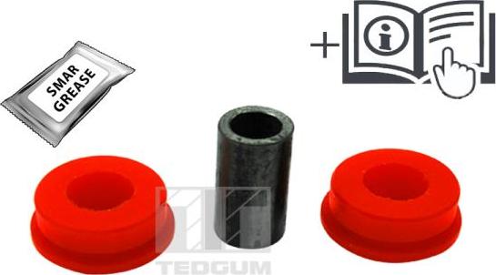 Tedgum 00649599 - Silent Block, Supporto Braccio Oscillante www.autoricambit.com