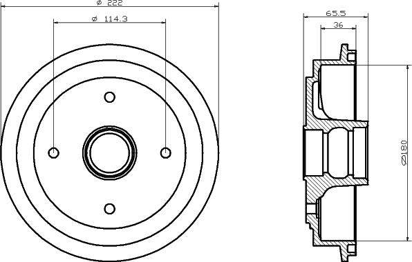 Textar 94019200 - Tamburo freno www.autoricambit.com