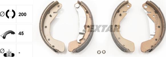 Textar 91044900 - Kit freno, freni a tamburo www.autoricambit.com