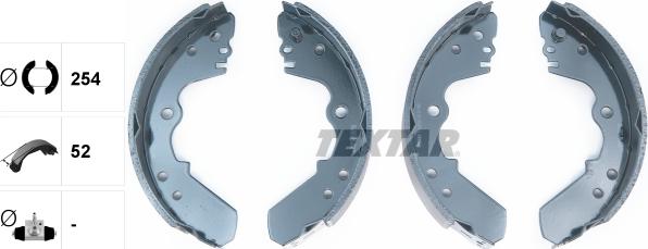 Textar 91045100 - Kit freno, freni a tamburo www.autoricambit.com