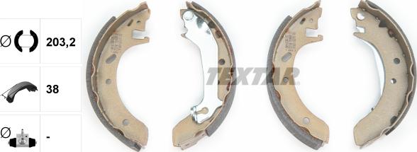 Textar 91046600 - Kit freno, freni a tamburo www.autoricambit.com