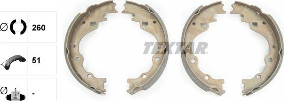 Textar 91040100 - Kit freno, freni a tamburo www.autoricambit.com