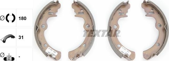 Textar 91040800 - Kit freno, freni a tamburo www.autoricambit.com