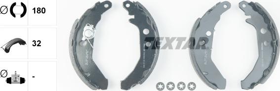 Textar 91041900 - Kit freno, freni a tamburo www.autoricambit.com