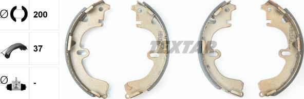 Textar 91043200 - Kit freno, freni a tamburo www.autoricambit.com